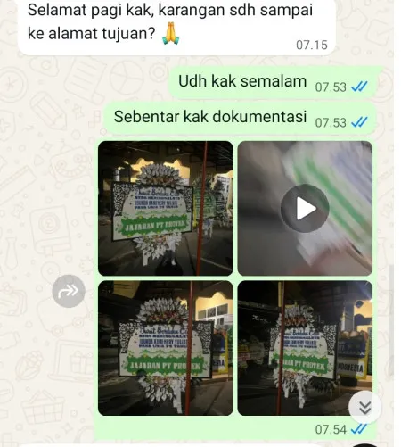 Pengiriman Papan Bunga Selamat Pisangan Baru