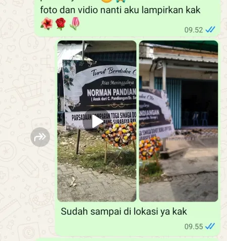 Pengiriman Karangan Bunga Pisangan Baru