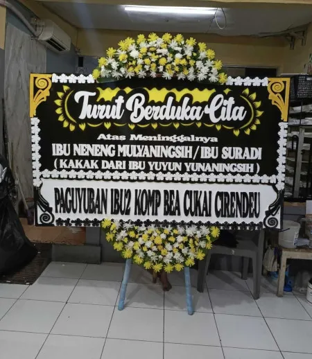 Papan Bunga Duka Pisangan Baru